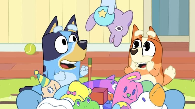 Still from Bluey episode The Claw