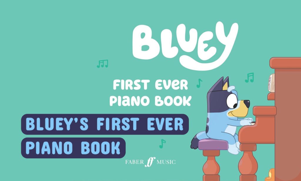 Bluey’s First Ever Piano Book: A Musical Adventure for Kiddos and Grown-Ups
