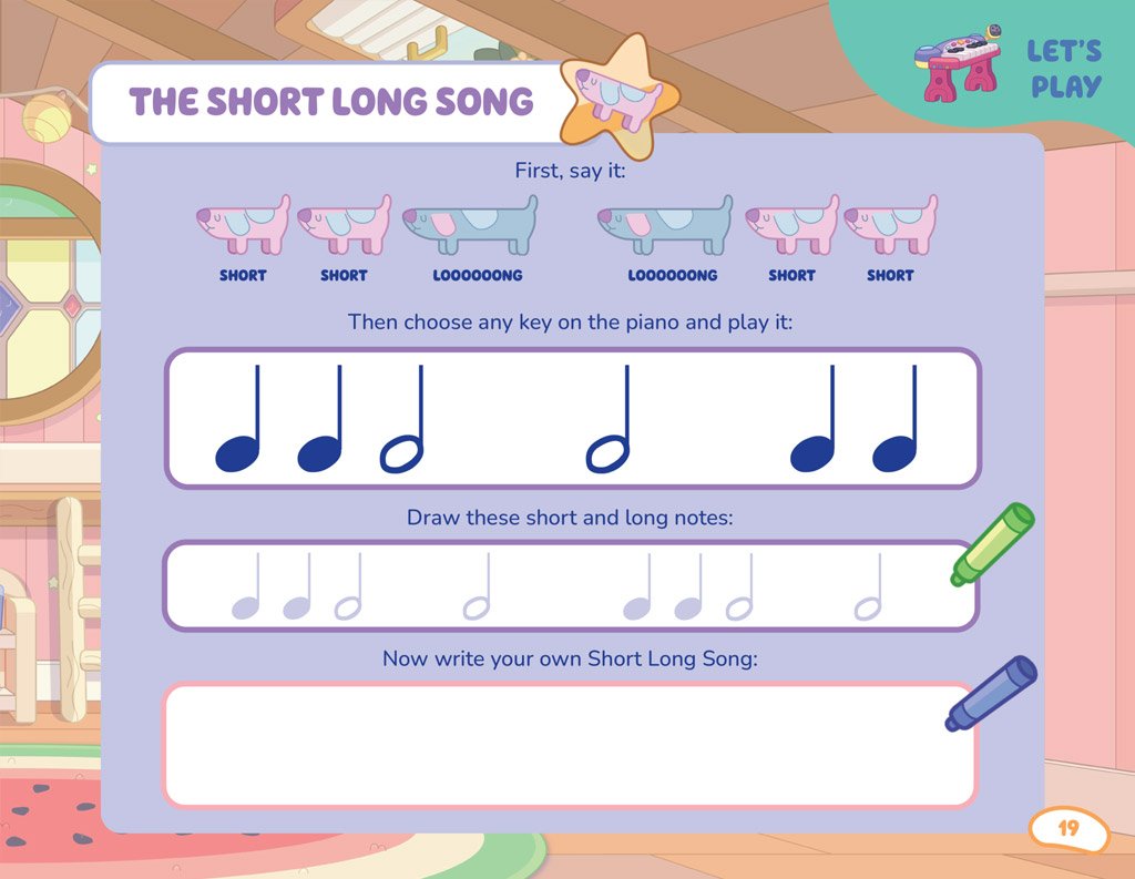 Bluey the short long song