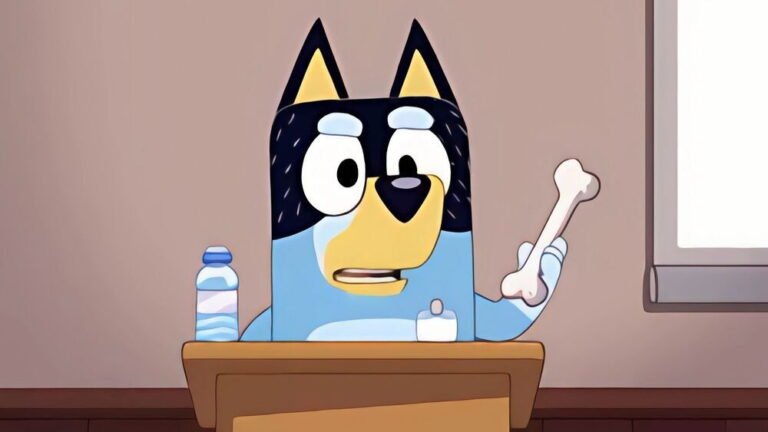 Still from Bluey episode Archaeology