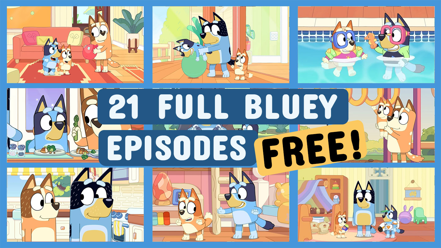 21 Full Bluey Episodes You Can Watch Free on YouTube