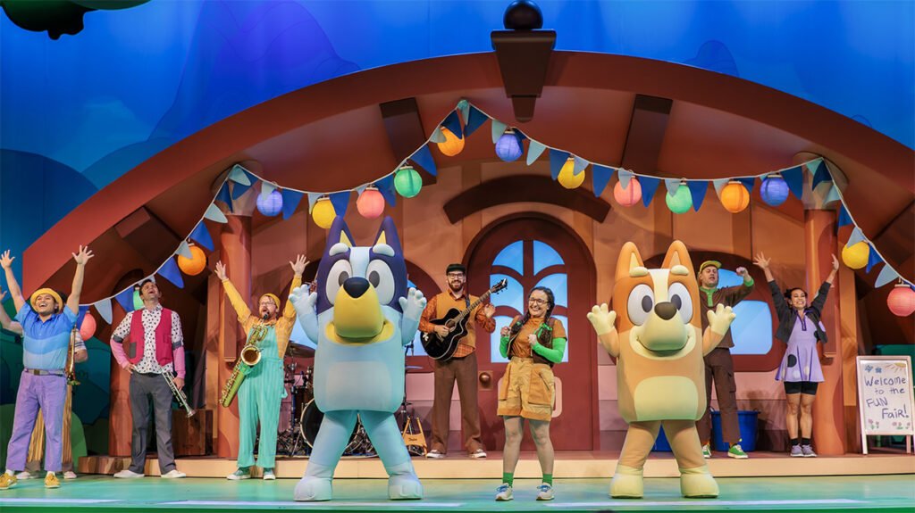 Bluey and Bingo at Disneyland resort