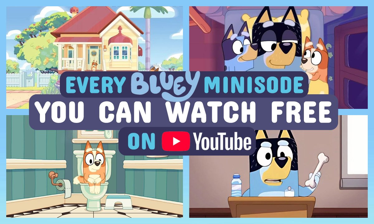 Every Bluey Minisode You Can Watch Free on YouTube