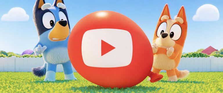 How many views does the Bluey movie teaser have
