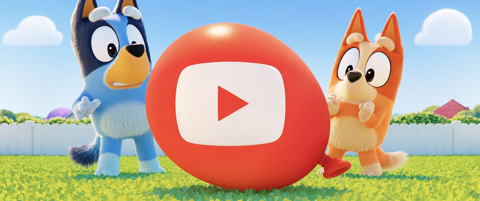 How many views does the Bluey movie teaser have