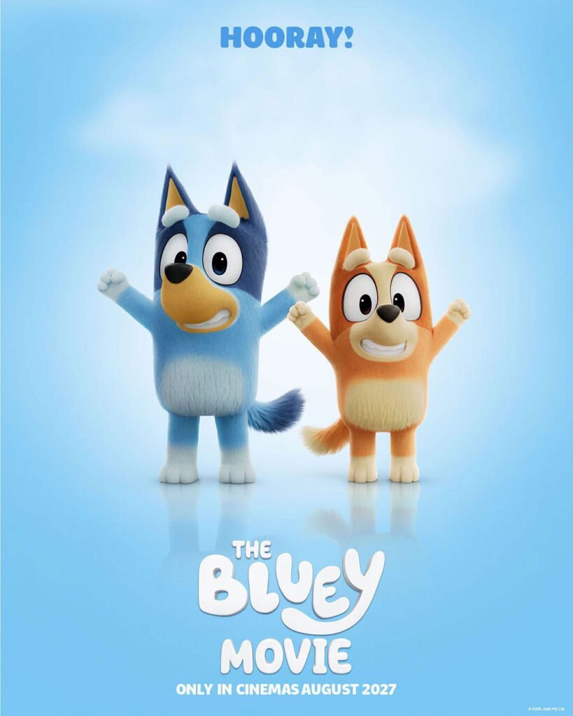 Official D23 poster for The Bluey Movie